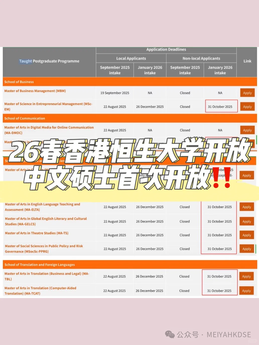 香港读研“稳妥之选”！恒生大学硕士易毕业、压力小！一人申请，全家获批香港身份，2026春季最后机会！